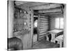 Inside View of Log Cabin-Philip Gendreau-Stretched Canvas