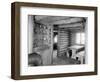 Inside View of Log Cabin-Philip Gendreau-Framed Photographic Print