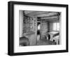 Inside View of Log Cabin-Philip Gendreau-Framed Photographic Print