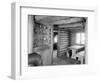 Inside View of Log Cabin-Philip Gendreau-Framed Photographic Print