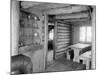 Inside View of Log Cabin-Philip Gendreau-Mounted Photographic Print