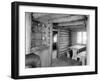 Inside View of Log Cabin-Philip Gendreau-Framed Photographic Print