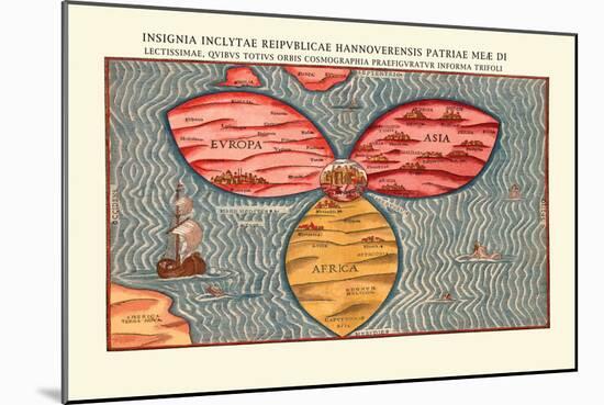 Insignia Inclytae Reipublicae Hannoverensis Patriae Meae Di-Heinrich Bunting-Mounted Art Print