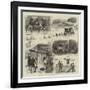 Inspecting a New Railway in Queensland-William Ralston-Framed Giclee Print