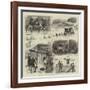 Inspecting a New Railway in Queensland-William Ralston-Framed Giclee Print