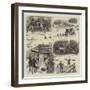 Inspecting a New Railway in Queensland-William Ralston-Framed Giclee Print