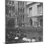 Inspecting the Guard of Honour at the Guildhall, London, World War I, C1914-C1916-null-Mounted Photographic Print