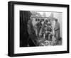 Inspecting the Piles at Tacoma, Diver on Deck in Suit, 1924-Asahel Curtis-Framed Premium Giclee Print