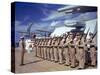 Inspection Aboard Battleship During the Us Navy's Pacific Fleet Maneuvers-Carl Mydans-Stretched Canvas