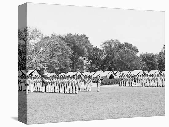 Inspection of Battalion, United States Military Academy, West Point, N.Y.-null-Stretched Canvas