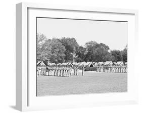 Inspection of Battalion, United States Military Academy, West Point, N.Y.-null-Framed Photo