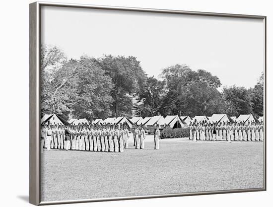 Inspection of Battalion, United States Military Academy, West Point, N.Y.-null-Framed Photo