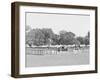 Inspection of Battalion with Color Guard, United States Military Academy, West Point, N.Y.-null-Framed Photo