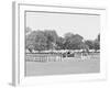 Inspection of Battalion with Color Guard, United States Military Academy, West Point, N.Y.-null-Framed Photo