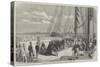 Inspection of HMS Galatea by the Queen in Osborne Bay, East Cowes-null-Stretched Canvas