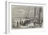 Inspection of HMS Galatea by the Queen in Osborne Bay, East Cowes-null-Framed Giclee Print