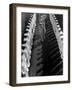 Inspection of Neatly Lined Up Personnel Aboard US Submarine at New London Submarine Base-Edward J^ Steichen-Framed Photographic Print