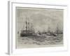 Inspection of the Italian Squadron at Spithead by the Prince of Wales on 13 July-null-Framed Giclee Print