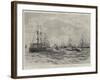 Inspection of the Italian Squadron at Spithead by the Prince of Wales on 13 July-null-Framed Giclee Print
