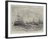 Inspection of the Italian Squadron at Spithead by the Prince of Wales on 13 July-null-Framed Giclee Print