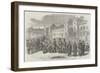 Inspection of the Royal Sappers and Miners at Brompton Barracks, Chatham, by Sir John Burgoyne-null-Framed Giclee Print