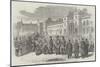 Inspection of the Royal Sappers and Miners at Brompton Barracks, Chatham, by Sir John Burgoyne-null-Mounted Giclee Print