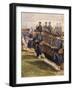 Inspection of Tsar Nicholas Ii and President Faure Troops at Chalon in October 9, 1896-Edouard Detaille-Framed Giclee Print