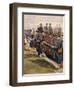 Inspection of Tsar Nicholas Ii and President Faure Troops at Chalon in October 9, 1896-Edouard Detaille-Framed Giclee Print