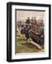 Inspection of Tsar Nicholas Ii and President Faure Troops at Chalon in October 9, 1896-Edouard Detaille-Framed Giclee Print