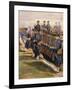 Inspection of Tsar Nicholas Ii and President Faure Troops at Chalon in October 9, 1896-Edouard Detaille-Framed Giclee Print