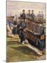 Inspection of Tsar Nicholas Ii and President Faure Troops at Chalon in October 9, 1896-Edouard Detaille-Mounted Giclee Print