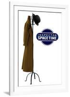 Inspector Spacetime Hat and Coat-null-Framed Art Print