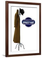 Inspector Spacetime Hat and Coat-null-Framed Art Print