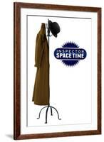 Inspector Spacetime Hat and Coat-null-Framed Art Print