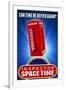 Inspector Spacetime Phonebooth-null-Framed Art Print