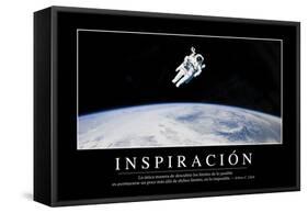 Inspiración. Cita Inspiradora Y Póster Motivacional-null-Framed Stretched Canvas