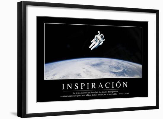 Inspiración. Cita Inspiradora Y Póster Motivacional-null-Framed Photographic Print