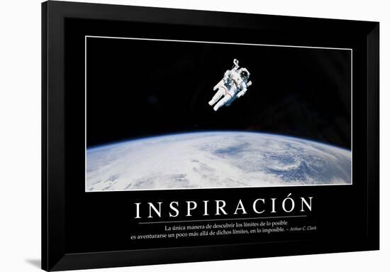 Inspiración. Cita Inspiradora Y Póster Motivacional-null-Framed Photographic Print