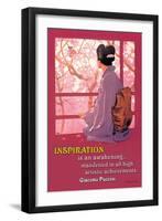 Inspiration: Madame Butterfly-null-Framed Art Print