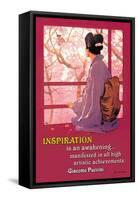 Inspiration: Madame Butterfly-null-Framed Stretched Canvas