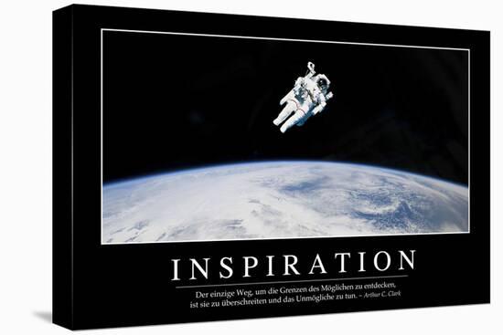 Inspiration: Motivationsposter Mit Inspirierendem Zitat-null-Stretched Canvas