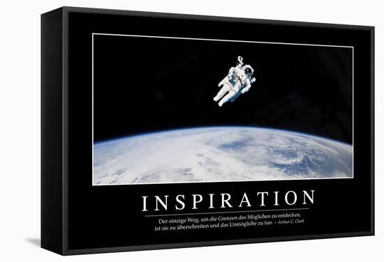 Inspiration: Motivationsposter Mit Inspirierendem Zitat-null-Framed Stretched Canvas