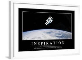 Inspiration: Motivationsposter Mit Inspirierendem Zitat-null-Framed Photographic Print