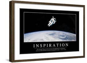 Inspiration: Motivationsposter Mit Inspirierendem Zitat-null-Framed Photographic Print