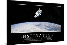Inspiration: Motivationsposter Mit Inspirierendem Zitat-null-Mounted Photographic Print