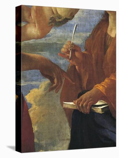 Inspiration of Poet, Circa 1630-Nicolas Poussin-Stretched Canvas