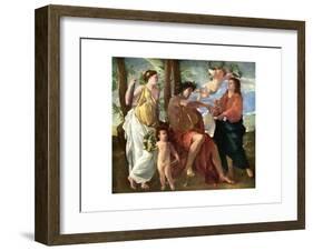 Inspiration: 'The Inspiration of the Poet, C1630-Nicolas Poussin-Framed Giclee Print