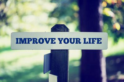 'Inspirational Advice to Improve Your Life' Photographic Print - Gajus