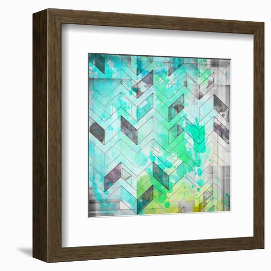 Inspirational Blue-null-Framed Art Print