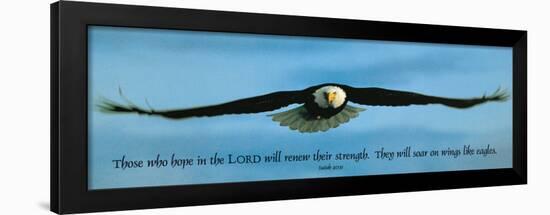 Inspirational - Eagle-null-Framed Poster